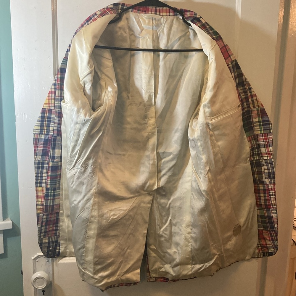 1960s Vintage India Madras Suite Coat - Picture 7 of 9